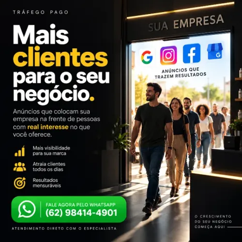 Tráfego Pago para Empresas | Mais Clientes pelo WhatsApp