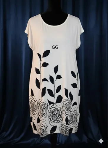 Vestido Branco Estampado 5G