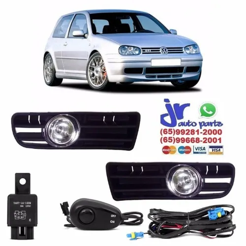 Kit Farol Milha Golf 1999 2000 2001 2002 2003 2004 2005 2006 Sapão