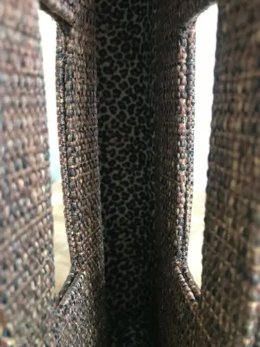 Bolsa tipo carteira em tecido