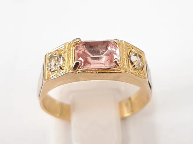 ANEL DE FORMATURA CIÊNCIAS CONTÁBEIS FOLHEADO A OURO 18K