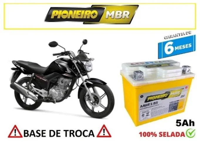 Bateria Automotiva Pioneiro 5AH Fan 2017