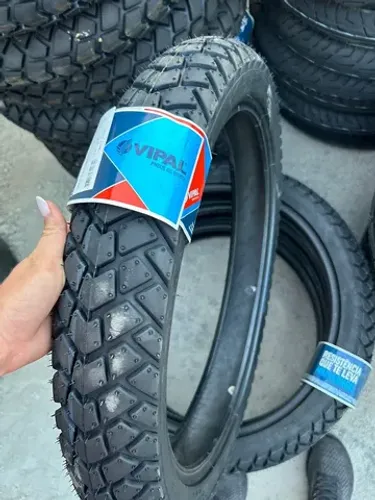 Pneu de moto dianteiro vipal aro 90/90R19