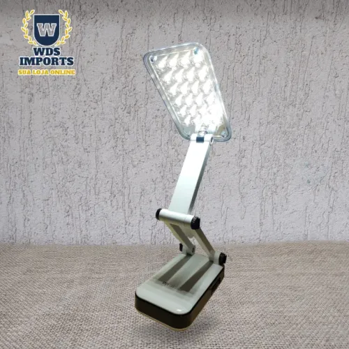 Luminária Luz De Mesa Articulável