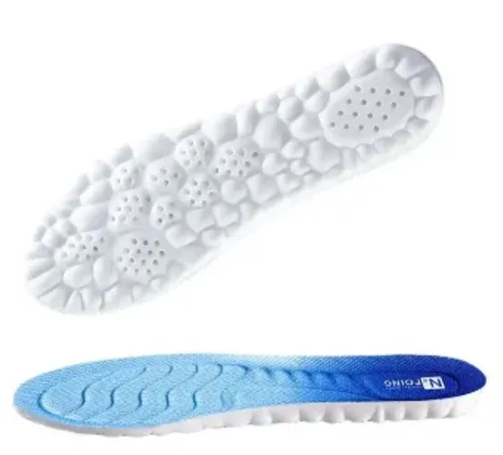 Par de Palmilhas Esportivas  Absorventes Respirável Sola dos Pés Tênis Sapatos Botas Z663 