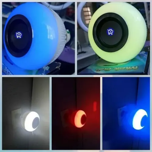 Lâmpada LED musical /Led-Rgb-Colorida com caixa de som Bluetooth
