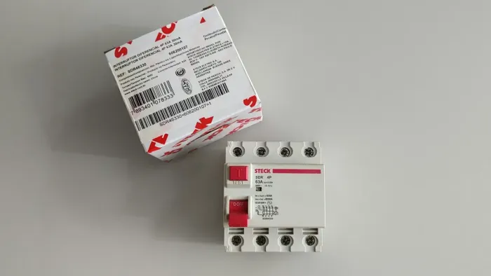 Disjuntor Diferencial Steck SDR 4P 63A