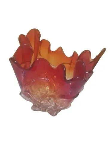 Vaso em murano da Cristais Sao Marcos