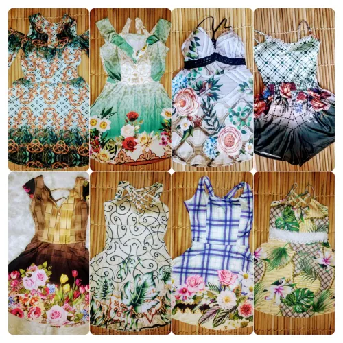 Lote de Vestidos estampados - Vários modelos