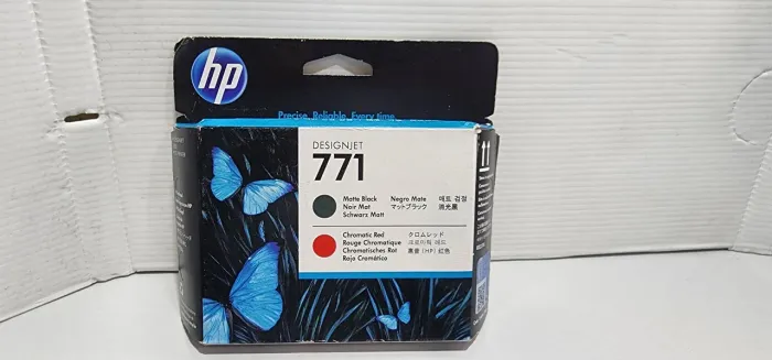 Cabeça de impressão hp original VENCIDO 771 ce017a matte black chromatic red