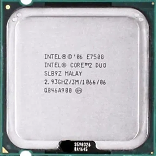 Processador core2duo e7500 2.93ghz. funcionando. testamos na hora r$ 65,00