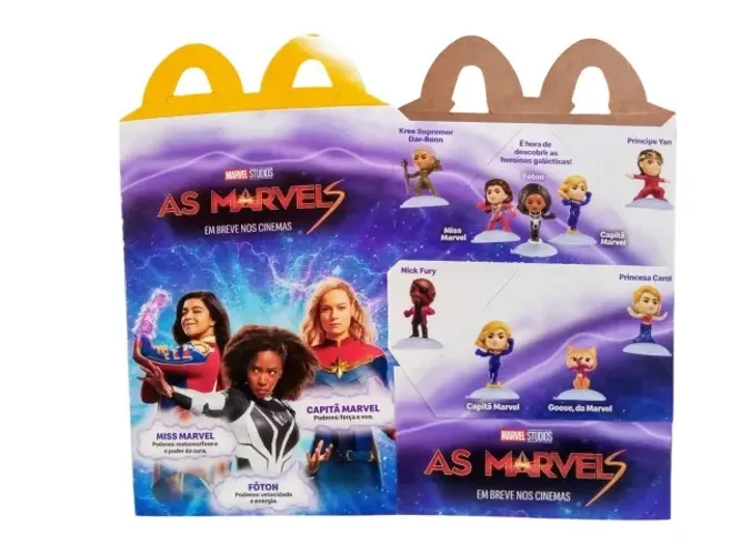 Coleção Completa AS MARVELS do McDonald's Original!