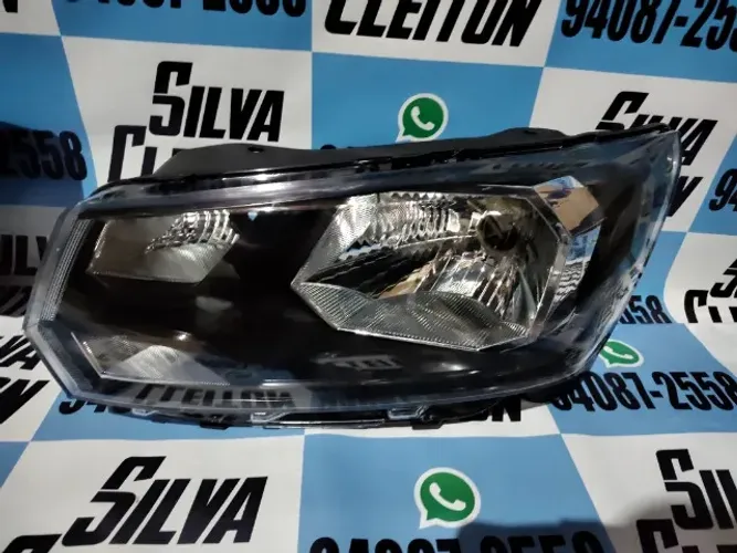 farol esquerdo gol voyage e saveiro de 2017 ate 2020 fume foco simples novo importado