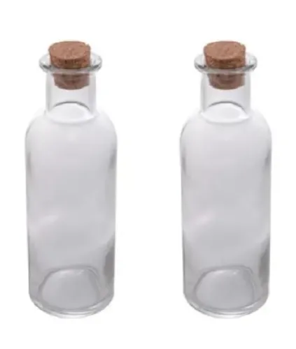 Garrafinhas Vidro Tampa Rolha Lembrancinhas Artesanato 50ml
