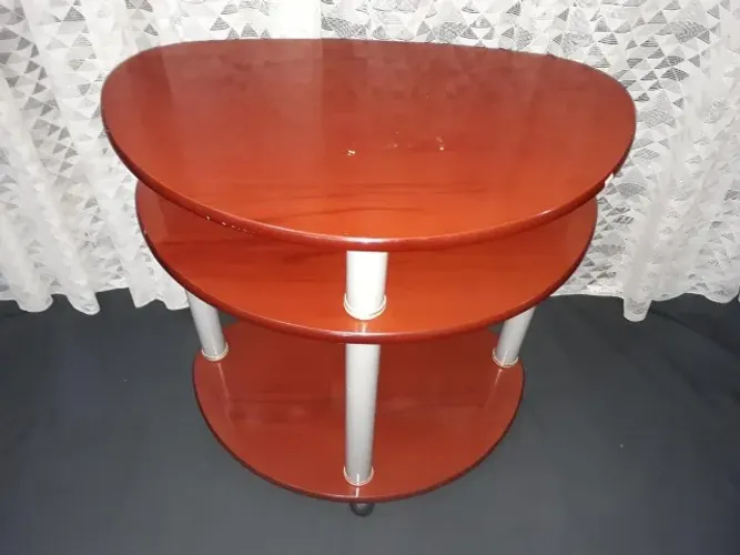 Móvel Madeira Mogno Rack para Tv Novo sem uso