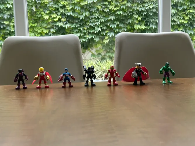 Bonecos vingadores Imaginext 