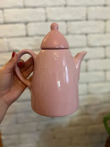 Bule Novo em Cerâmica (Rosa)