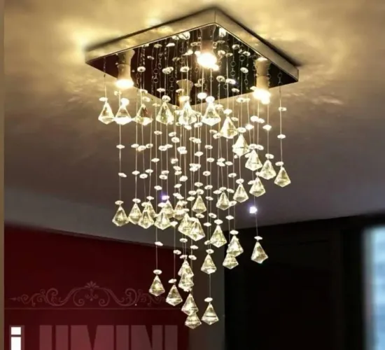 Luminária de Cristal para Decoração Sofisticada