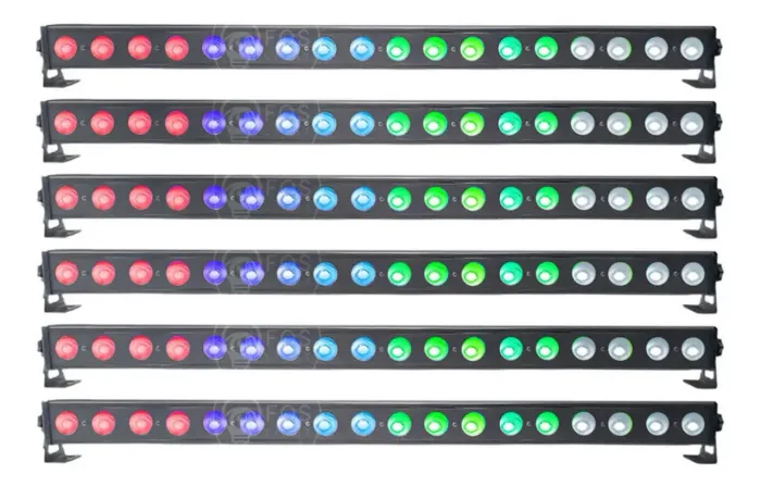 KIT 6 RIBALTAS 18 leds cada