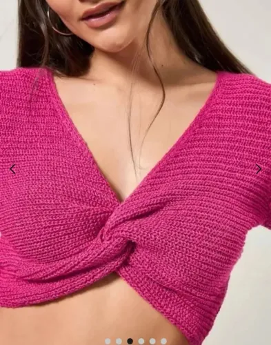 Cropped tricô Youcom