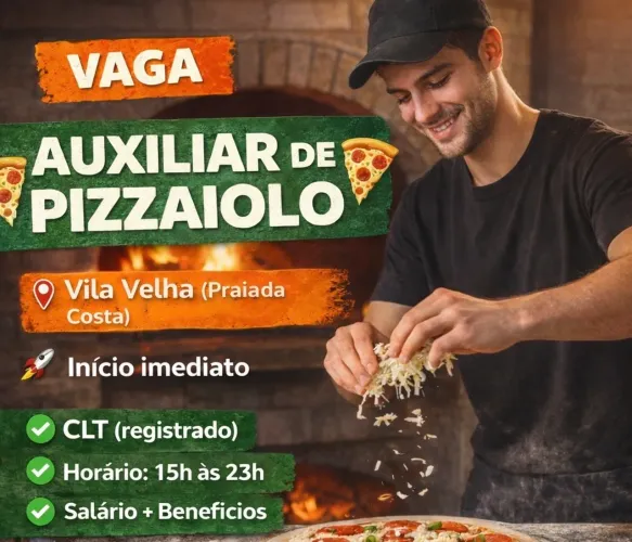 Auxiliar de pizzaiolo 