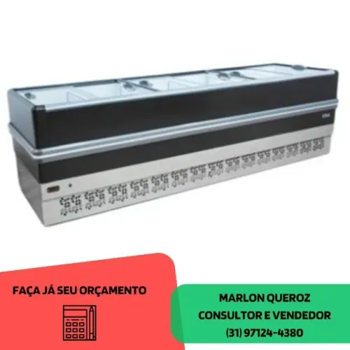 Ilha de Congelados 3 Metros Polar 934 Litros 220v