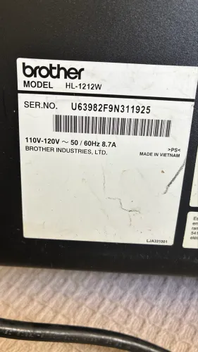 Impressora laser toner Brother HL 1212w