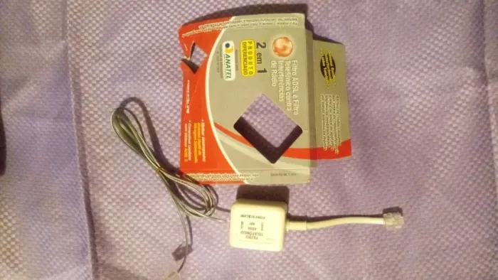 Filtro adsl para telefone fixo