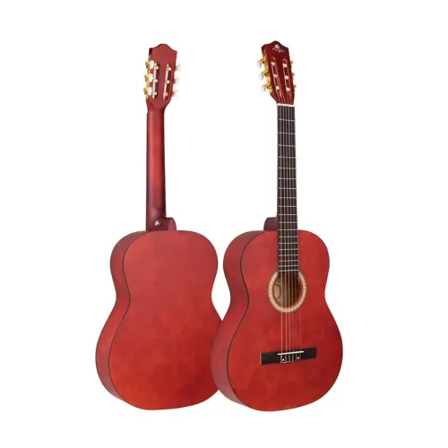 Violão Nylon Acústico Clássico Estudante Castanho Fosco