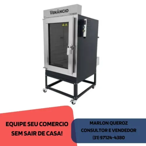 Forno Turbo Elétrico 10 Esteiras Monofásico Venâncio