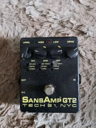 Pedal clássico simulador de amplificador SansAmp thec 21, NYC