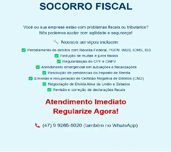 Contabilidade para Regularizar Impostos em Atraso e Intimações Fiscais (RFB/SEFA/PREF)