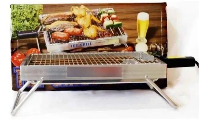 Churrasqueira elétrica top grill na promoção