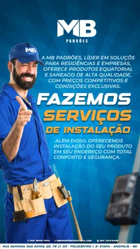 Instalações de Padrões Equatorial e Kit saneago