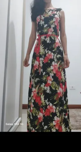 Vestido longo elegante veste M