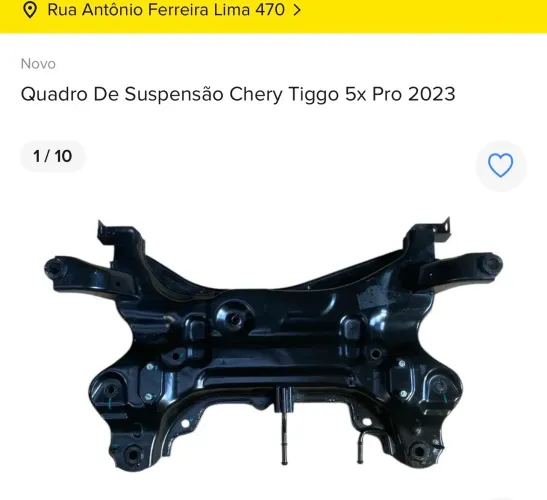 Quadro de Suspensão Chery Tiggo 5x Pro 2023