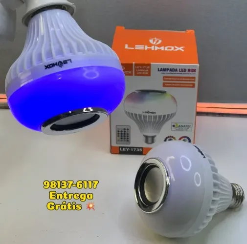 Lampada Musica RGB - Entrega Rapida e Segura