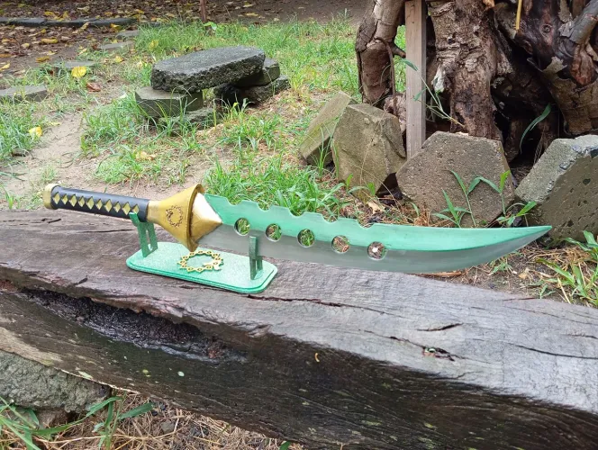 espada Lostvayne Meliodas de deadly seven sins (feita em impressão 3d sem corte)