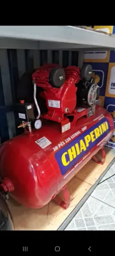 COMPRESSOR 110 LITROS 2CV MON 127/220V 140PSI 9,6PES CHIAPERINI
