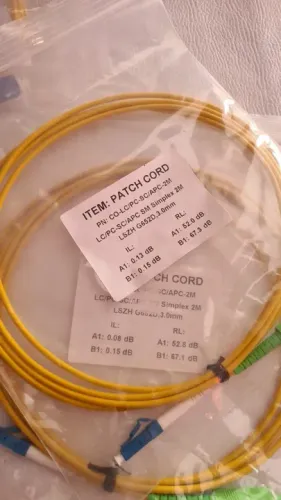 R$ 10 CADA CORDÃO ÓPTICO SM 2,0mm 3M-<br><br>