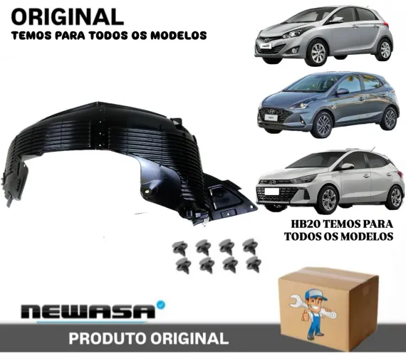 Para-Barro - Asa De Urubu Dianteiro HB20 - Padrão Original