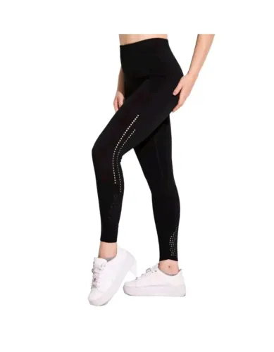 Legging preta com detalhes - Fitness e Conforto