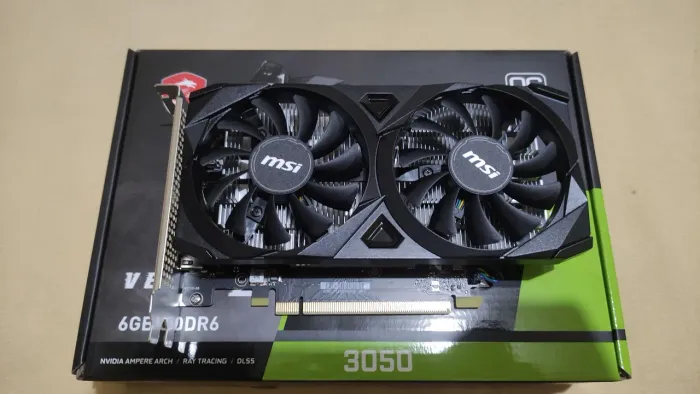 PLACA DE VIDEO RTX3050 6GB NOVA!!!!!!!