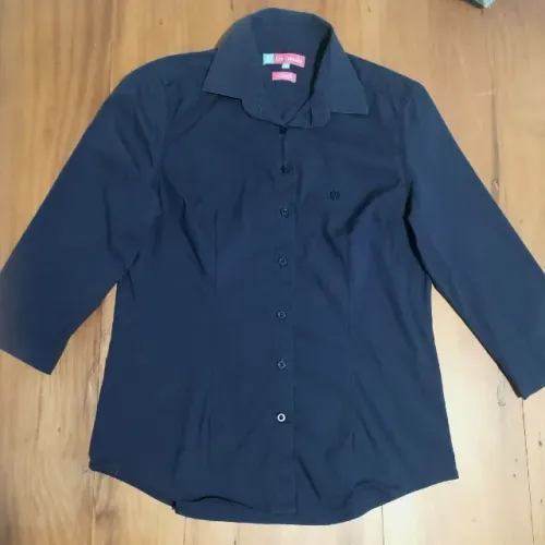 camisa les chemises azul escuro
