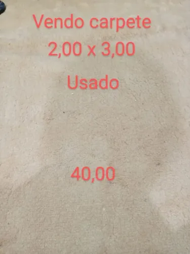 Carpete usado