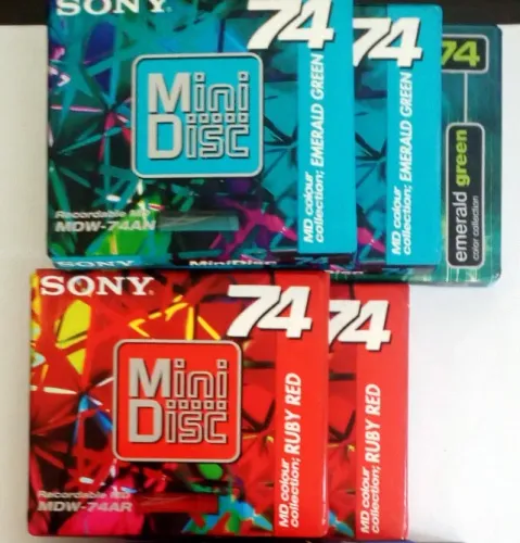Mini Disc MD Sony Made Japan Original Importado Lacrado 10 Unidades