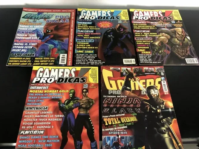 Revista Gamers Pró Dicas - Diversos volumes