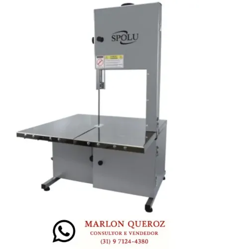 Serra Fita De Bancada SPOLU 1,74M Inox 3/4CV Bivolt Nova