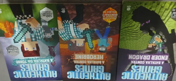 Trilogia Authentic Games Minecraft - Volumes 1, 2 e 3