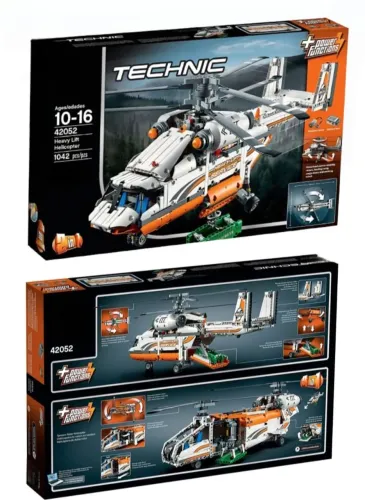 BLOCOS DE MONTAR HELICÓPTERO COM 1042 PEÇAS + MOTORIZAÇÃO PARA GIRAR AS HELICES MARCA MEGA